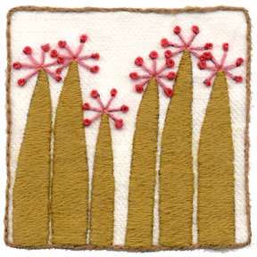 Crewel Wool Embroidery Kit   Birthday Wish  