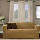 Maytex Collin Stretch Separate Seat Sofa Slipcover in Gold