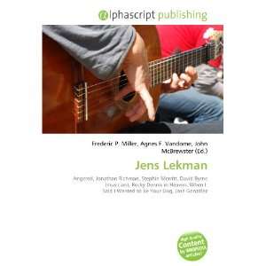 Jens Lekman 9786133765740  Books
