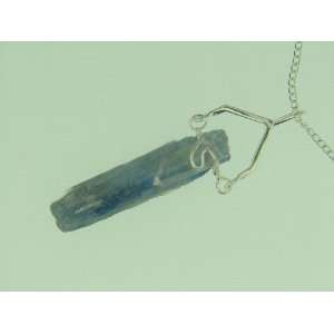 Natural Raw Unpolished Blue Kyanite with Quartz Accent Stone and FREE 