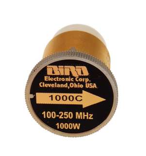 Bird 1000C Plug in Element 1000w 100 250 MHz Bird 43  