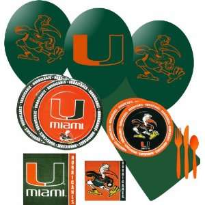  NCAA Miami Hurricanes Large Party Pack