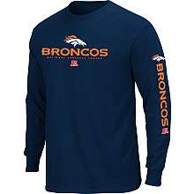 Denver Broncos Primary Receiver Long Sleeve T Shirt   