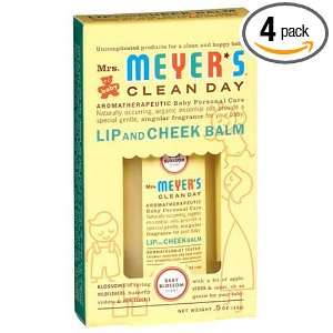 Mrs. Meyers Clean Day Lip & Cheek Balm, Baby Blossom, .5 Ounce Tubes 