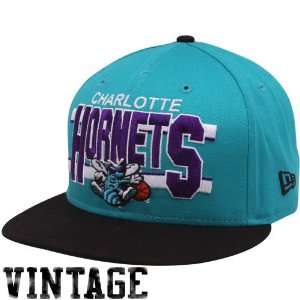  New Era New Orleans Hornets Teal Black Word Stripe 9FIFTY 