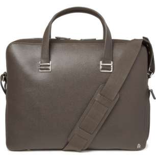 Dunhill Leather Briefcase with Detachable Shoulder Strap  MR PORTER