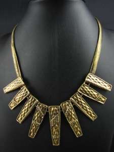 Ethnic India Style Fashion Gold Tone Pendant Necklace Chains MS2090 