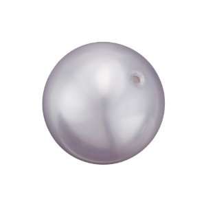  5811 14mm Round Pearl Large Hole Lavender Arts, Crafts 