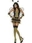 Sexy Bienenkostüm Kostüm Biene Tierkostüm 9 tlg. 36/38