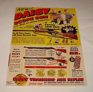 1959 Daisy SCOPE GUN bb gun air rifle ad  