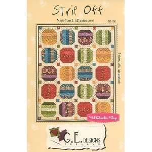  Strip Off Jelly Roll Quilt Pattern   G.E. Designs Arts 