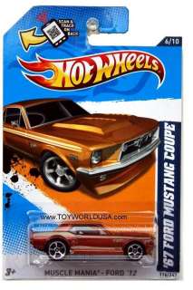   Hot Wheels Muscle Mania   Ford #116 1967 Ford Mustang Coupe  