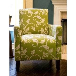 Sutton Chair in Apple Green & White Vine