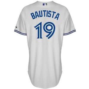 Jose Bautista #19 Toronto Blue Jays Adult Home Authentic Jersey (White 
