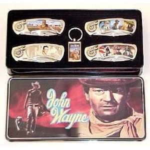  John Wayne 5 Piece Collector Pocket Knife Set