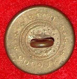 Rare Rich Colour Imported Button 1700s early 1800  