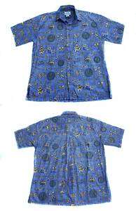 Vintage UCLA Hawaiian Style Buttonup SHIRT M  