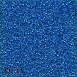 Czech Glass Seed Beads Preciosa 50 Grams (1,8 Ounce) Transparent Blue 
