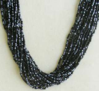 PREMIER DESIGNS MULTI STRAND SEED BEAD NECKLACE NEW  