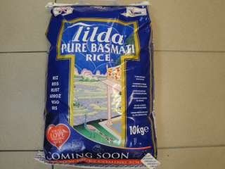Tilda Basmati Reis 10 Kg Basmati Rice Nur 1 mal Versand  