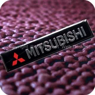 2759b1f1 mitsubishi aluminium alloy metal resin 3d chrome car plate 