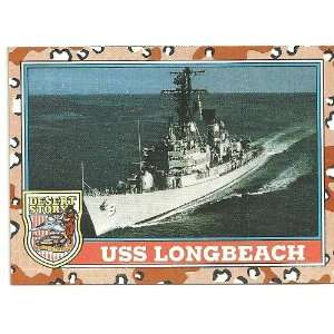  Desert Storm USS Longbeach Card #121 