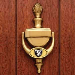 OAKLAND RAIDERS Team Logo Welcome To Our Home Solid BRASS DOOR 