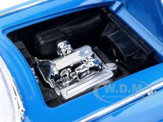 1958 CHEVROLET CORVETTE BLUE 118 DIECAST MODEL CAR  
