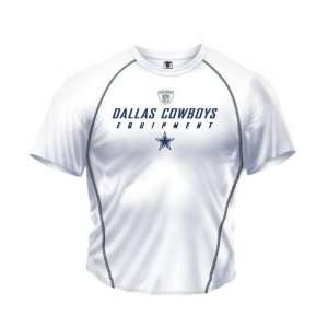   Dallas Cowboys White Equipment EquipSpeed Performance T shirt Sports