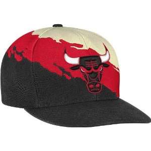  Chicago Bulls Vintage Paintbrush Snap Back Hat