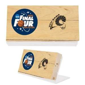  2011 Mens Final Four Game Used 3x5 Court Piece with Acrylic Stand 