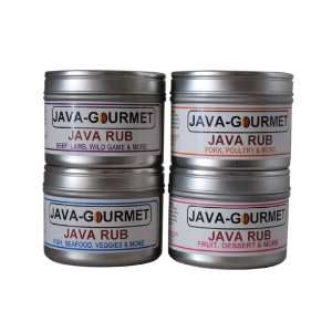 Java Gourmet (Java Rub) Java Rub Original Collection, 4 Count  