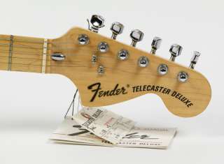   1973 Fender Telecaster Tele Deluxe Guitar 1 Owner PRISTINE  
