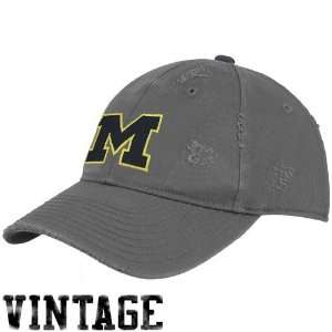 Top of the World Michigan Wolverines Gray Cellar One Fit Vintage Hat 