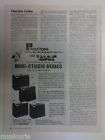 retro magazine advert 1983 POLYTONE EDGE amps