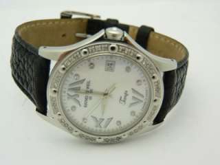   Womens Tango 5590 Diamond White Mother Of Pearl Dial Quartz Watch