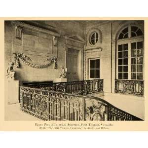  1920 Print Staircase Versailles Petit Trianon Louis XV 
