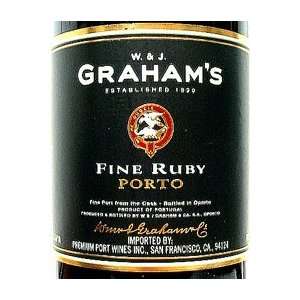 Graham Fine Ruby Port 750ML Grocery & Gourmet Food