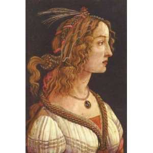  Botticelli   Portrait of a Young Woman of Frankfurt   Hand 