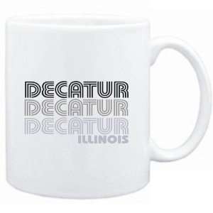  Mug White  Decatur State  Usa Cities