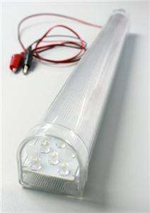 DC 12V 5W 69 LED Bulb Solar White Light Tube Hard Acrylic Shell POWER 