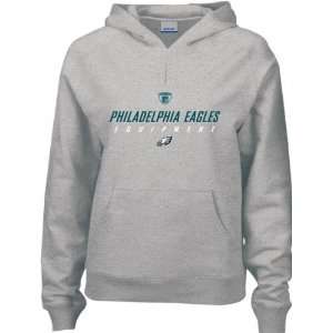   Philadelphia Eagles  Grey  Womens Equipment Hoodie