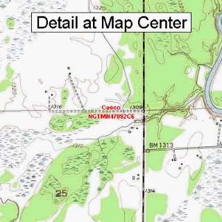  USGS Topographic Quadrangle Map   Casco, Minnesota (Folded 