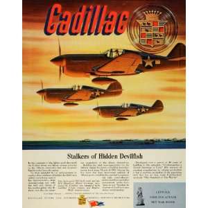 Cadillac Motors Car General Motor Crest WWII Bomber Aircraft 1921 Logo 