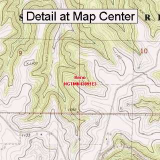  USGS Topographic Quadrangle Map   Reno, Minnesota (Folded 