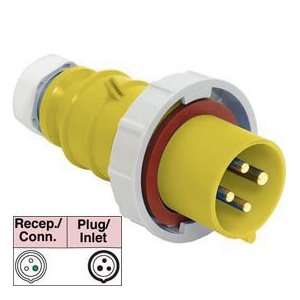 Bryant 320p4w Plug, 2 Pole, 3 Wire, 20a, 125v Ac, Yellow 