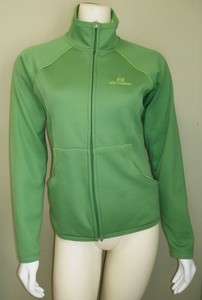 FREE COUNTRY Green Microfleece Soft Shell Running Jacket S  