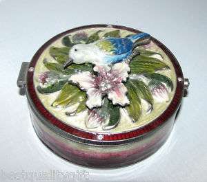 COLLETTE ET CIE HUMMINGBIRD AND CRYSTAL JEWELRY BOX NEW  