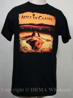 Authentic ALICE IN CHAINS Dirt grunge T SHIRT S M L XL XXL Official 