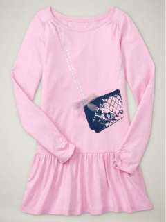 NWT GAP Girls Embellished Dress Pink XXL (14 16)  